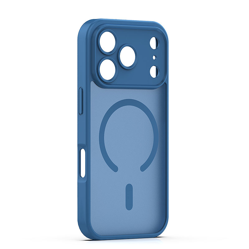 Mag Matt case for iPhone 17 Pro Max 6,9" / 18 Pro Max 6,9" dark blue camera protection - Billede 3