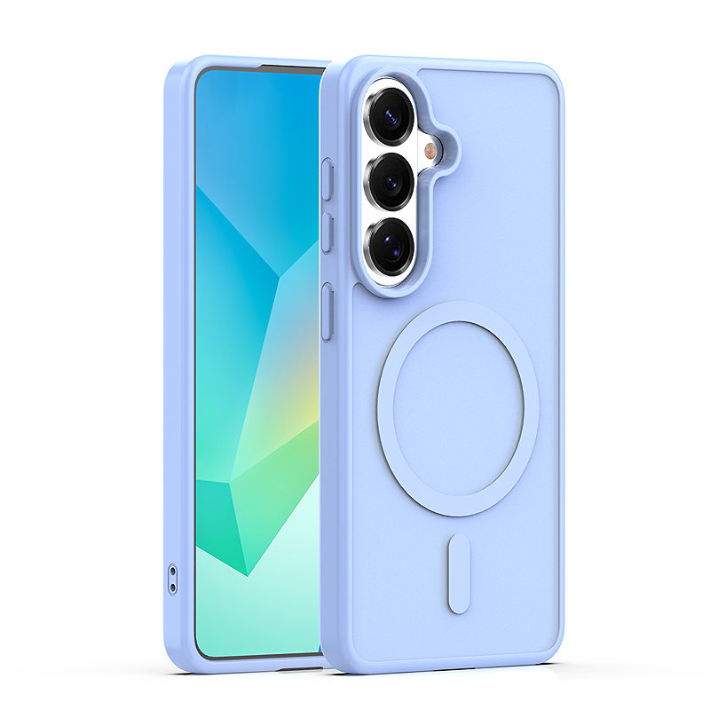 Mag Matt case for Samsung Galaxy S26 light blue big hole