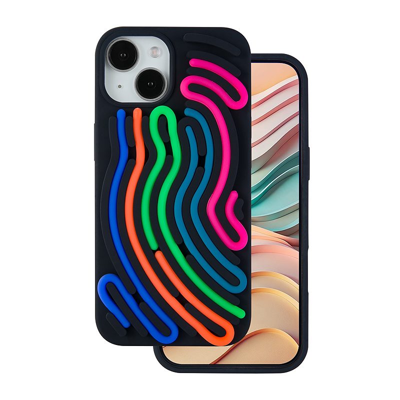 DIY Snake case for iPhone 15 6,1" black