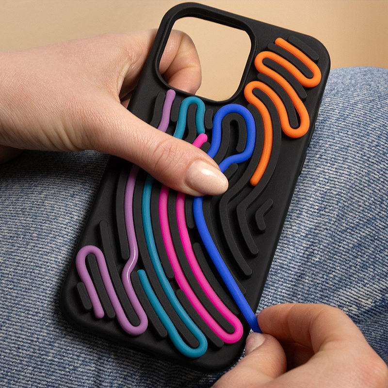 DIY Snake case for iPhone 15 6,1" black - Billede 4