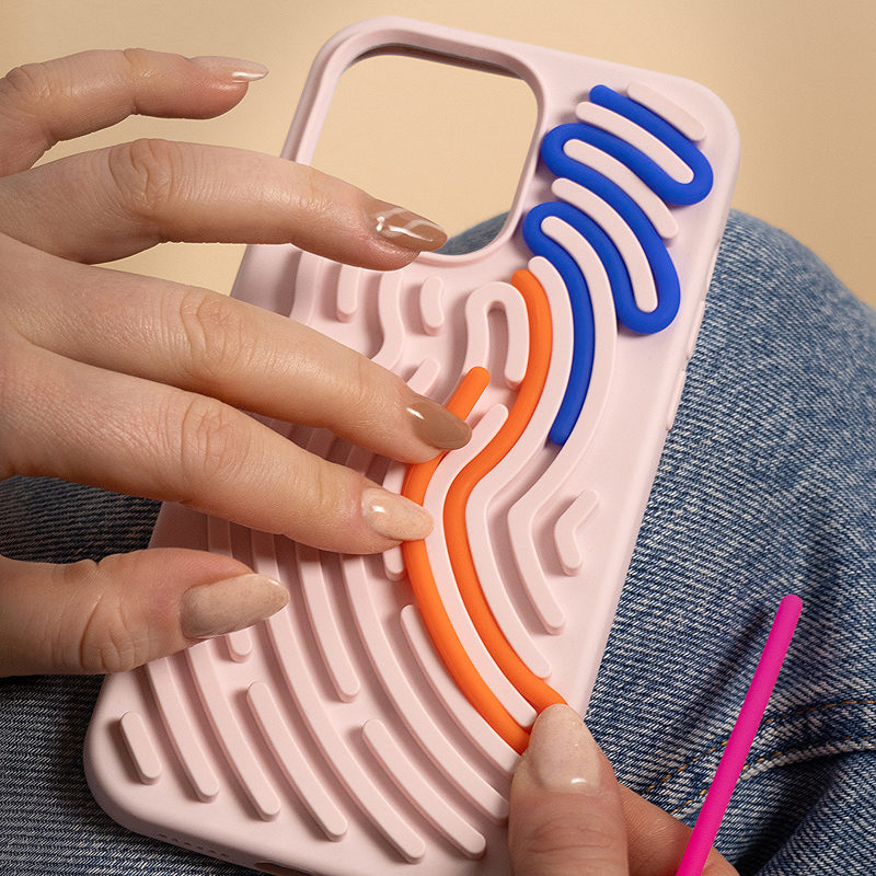 DIY Snake case for iPhone 17 Pro Max 6,9" pink - Billede 4