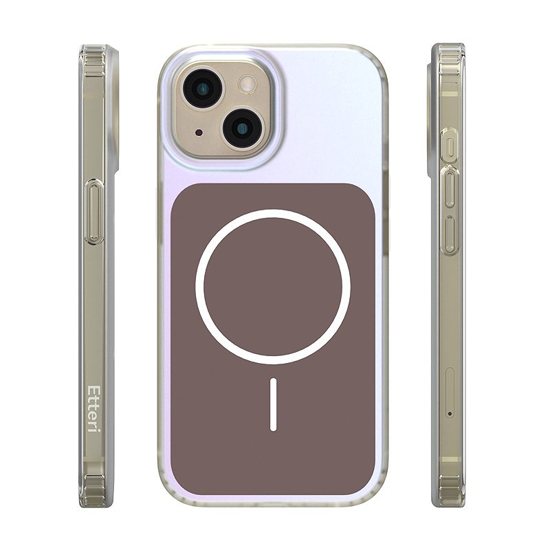 Etteri Hidden Pearl case for iPhone 15 6,1" brown - Billede 3