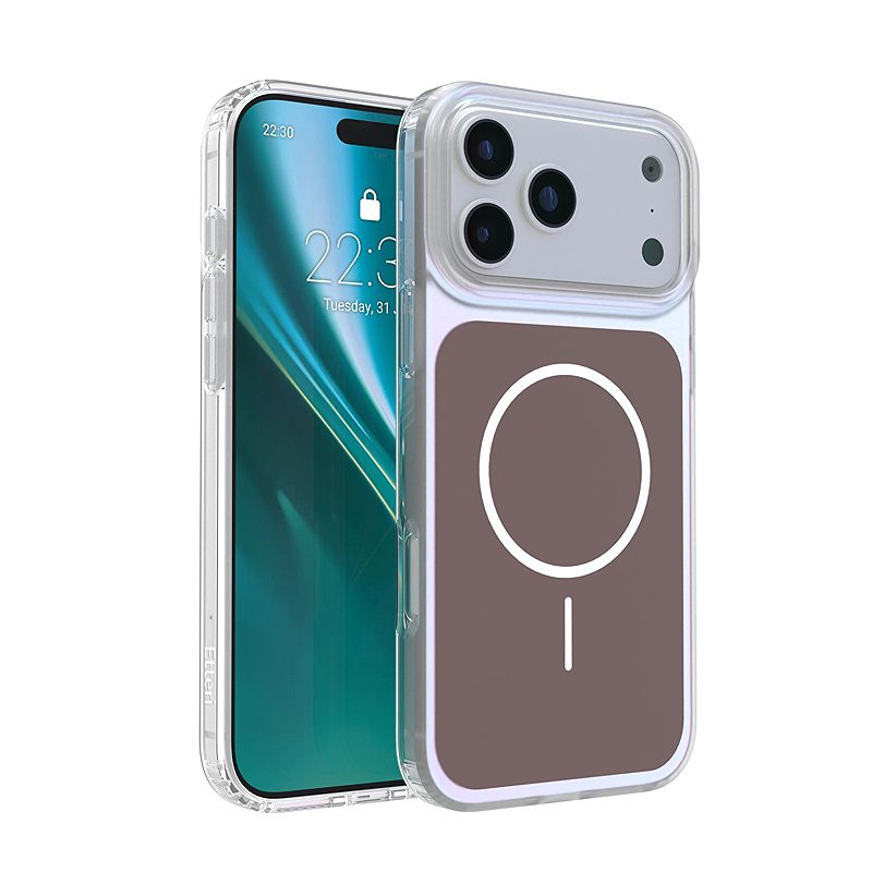 Etteri Hidden Pearl case for iPhone 17 Pro Max / 18 Pro Max 6,9" brown