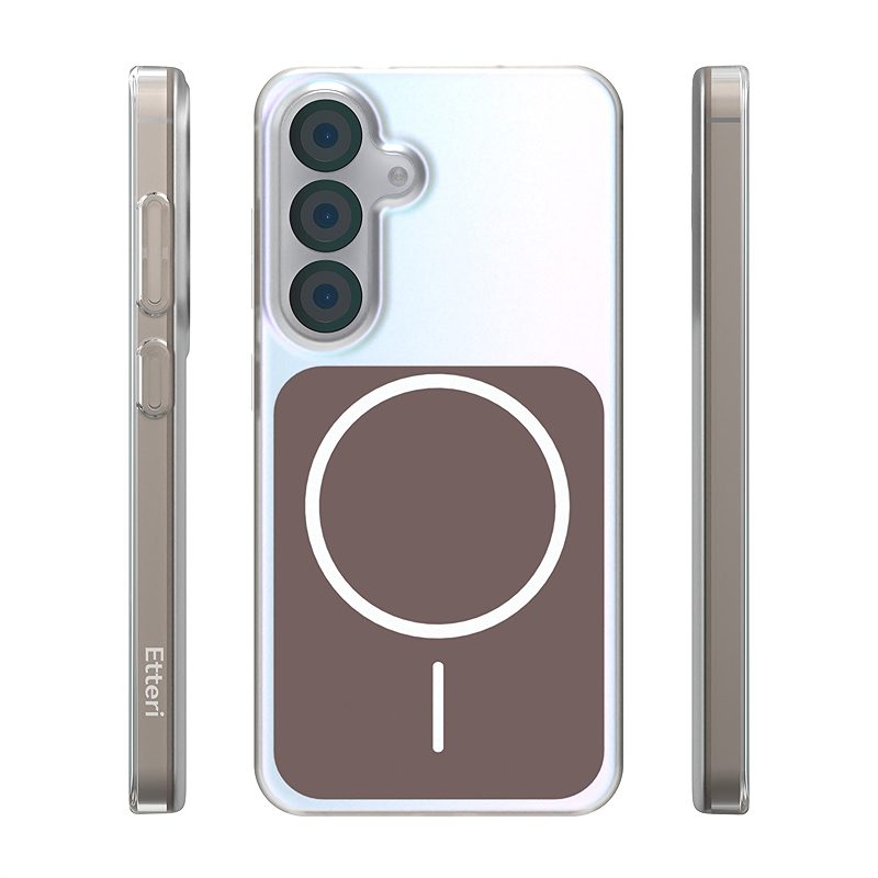 Etteri Hidden Pearl case for Samsung Galaxy S25 brown - Billede 3