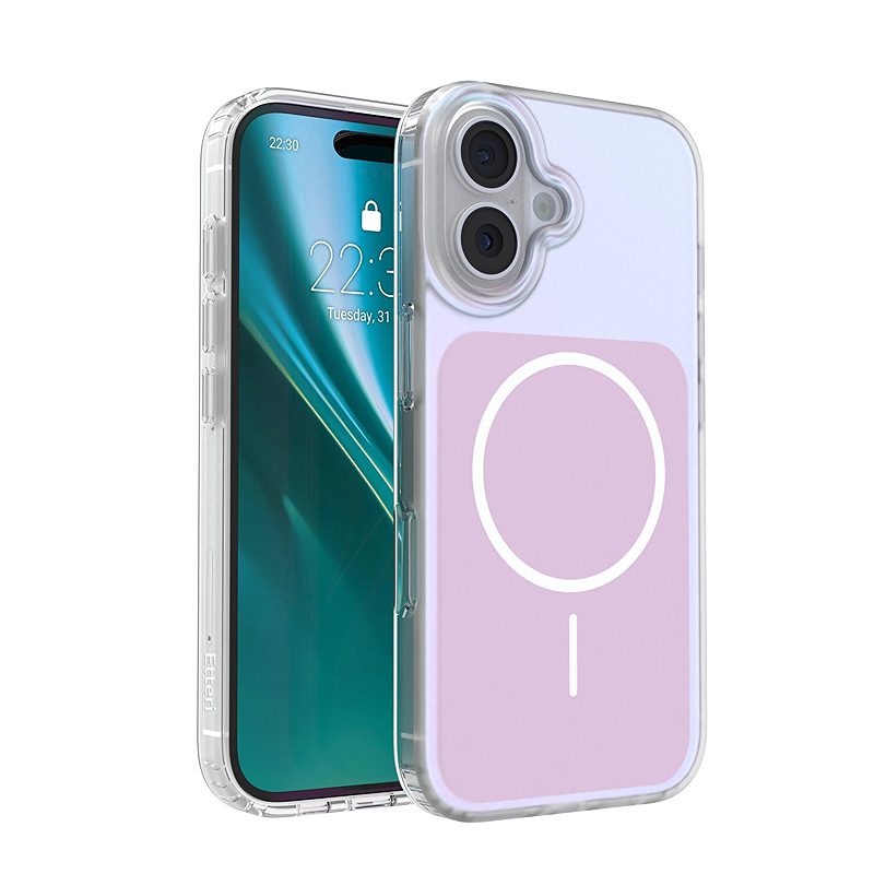 Etteri Hidden Pearl case for iPhone 16 6,1" pink
