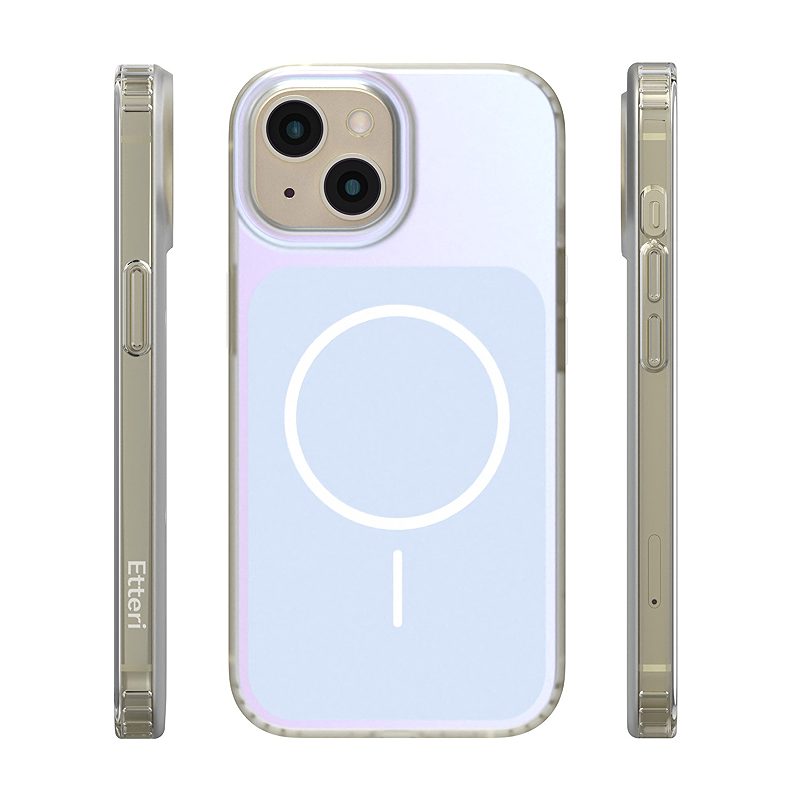 Etteri Hidden Pearl case for iPhone 15 6,1" light blue - Billede 3