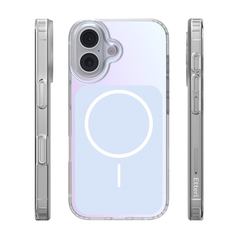 Etteri Hidden Pearl case for iPhone 16 6,1" light blue - Billede 3