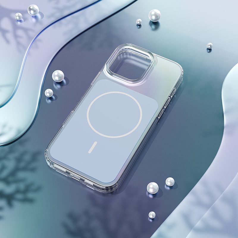 Etteri Hidden Pearl case for iPhone 16 Pro 6,3" light blue - Billede 4