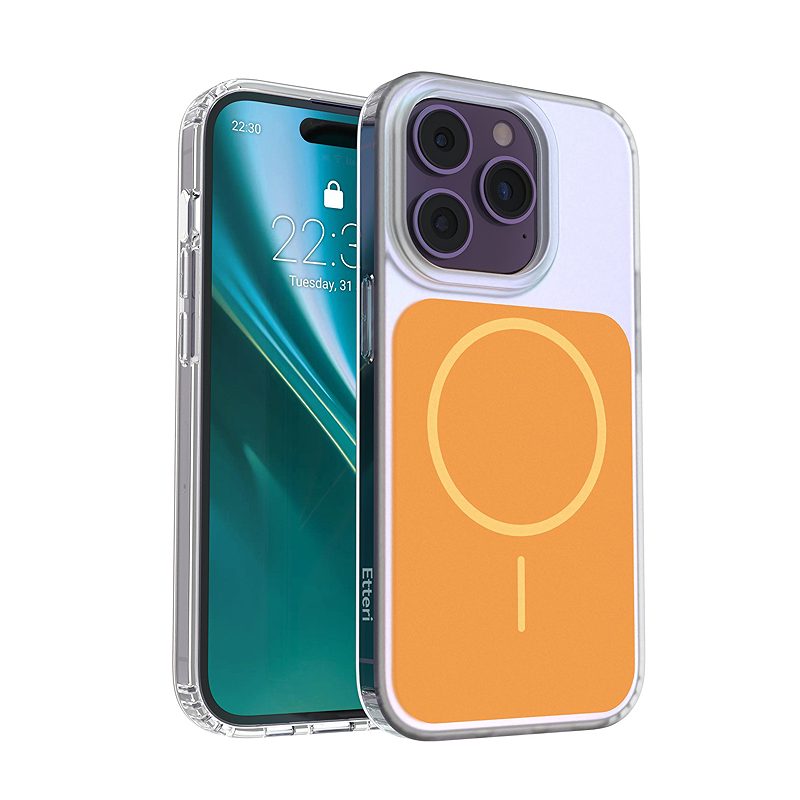 Etteri Hidden Pearl case for iPhone 14 Pro 6,1" orange