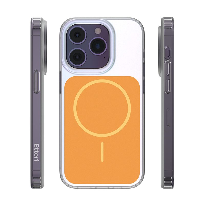 Etteri Hidden Pearl case for iPhone 14 Pro 6,1" orange - Billede 3