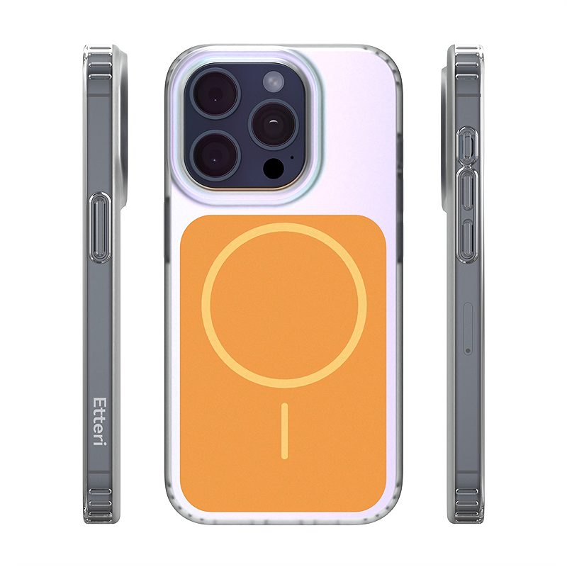 Etteri Hidden Pearl case for iPhone 15 Pro 6,1" orange - Billede 3
