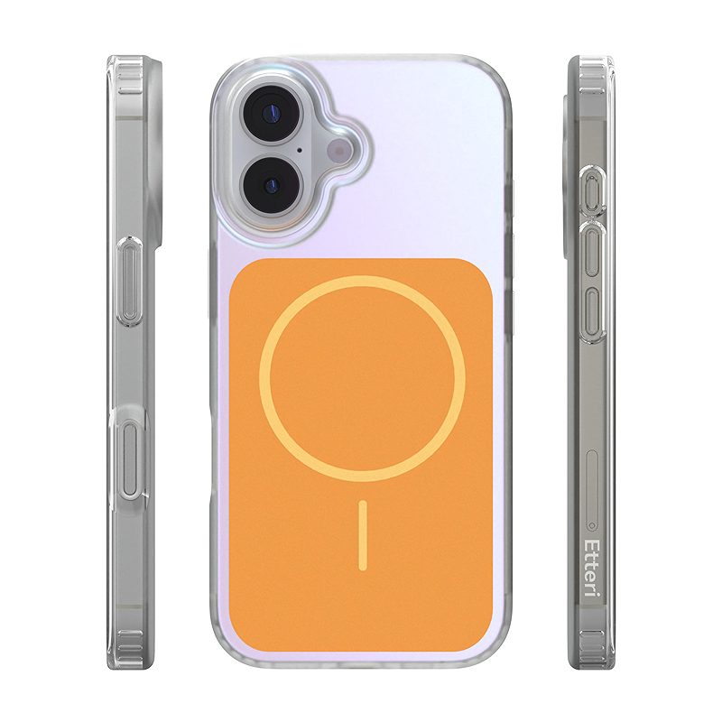 Etteri Hidden Pearl case for iPhone 17 6,3" orange - Billede 3