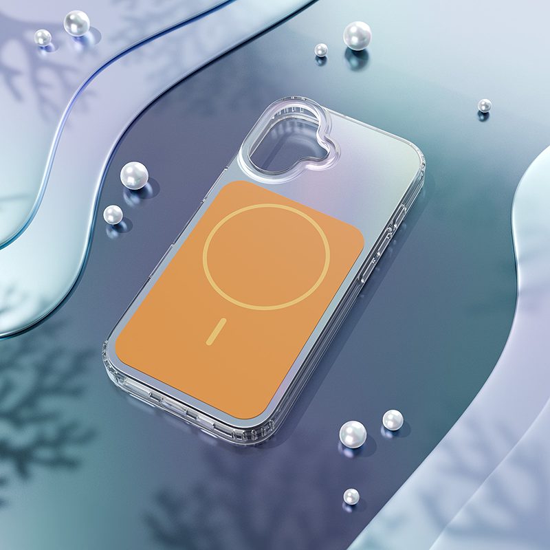 Etteri Hidden Pearl case for iPhone 17 6,3" orange - Billede 4