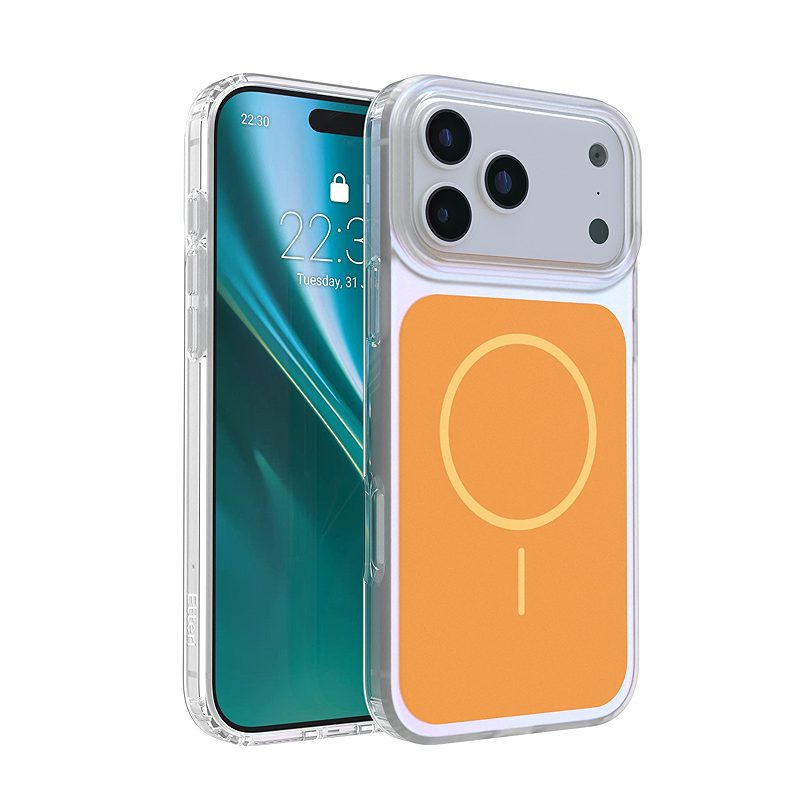 Etteri Hidden Pearl case for iPhone 17 Pro Max / 18 Pro Max 6,9" orange