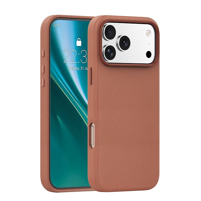 Etteri Elegant Mag case for iPhone 17 Pro Max 6,9" brown