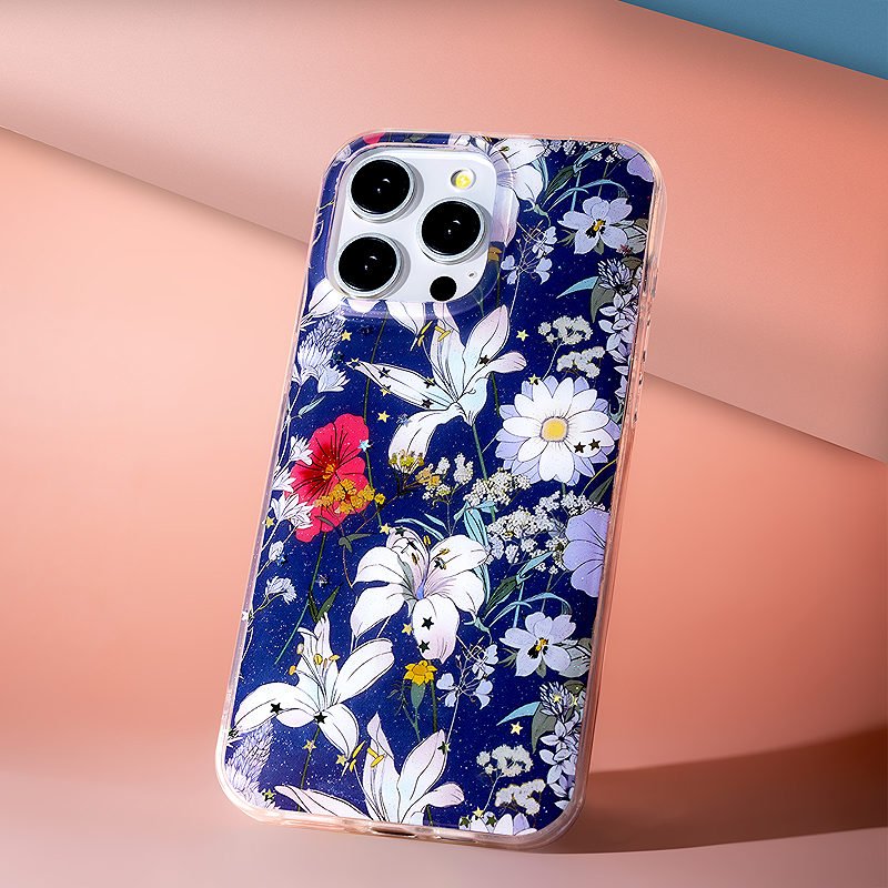Glow Glam case for Samsung Galaxy A57 5G blue - Billede 4