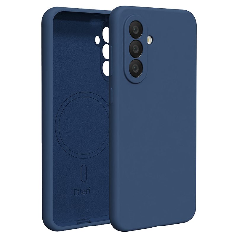 Etteri Silicone Mag case for Samsung Galaxy A57 5G dark blue
