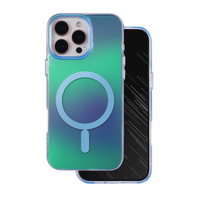 Tecto Shield Aurora case for iPhone 16 Pro Max 6,9" blue - Billede 2