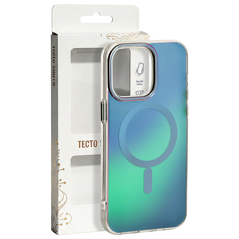 Tecto Shield Aurora case for iPhone 17 6,3" blue