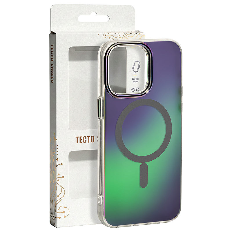 Tecto Shield Aurora case for iPhone 16 Pro Max 6,9" grey