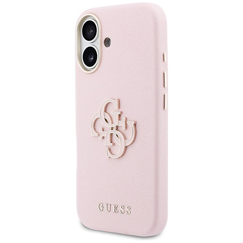 Guess HC PU FW RESIN LOGO PINK case for iPhone 17 Pro 6,3" - Billede 2