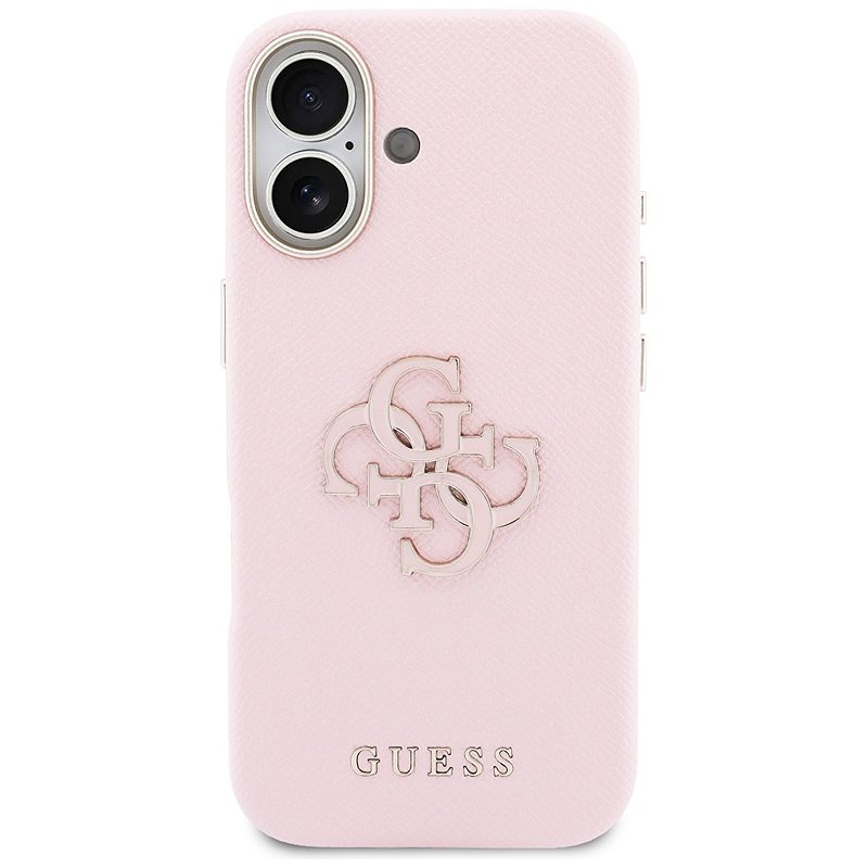 Guess HC PU FW RESIN LOGO PINK case for iPhone 17 Pro 6,3" - Billede 3