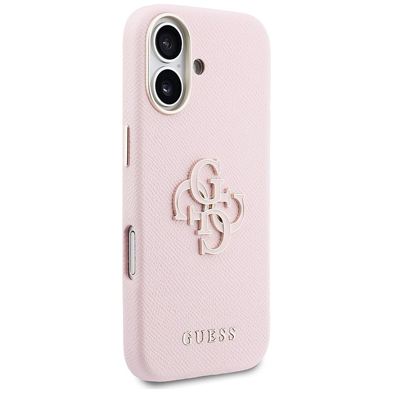 Guess HC PU FW RESIN LOGO PINK case for iPhone 17 Pro 6,3" - Billede 4