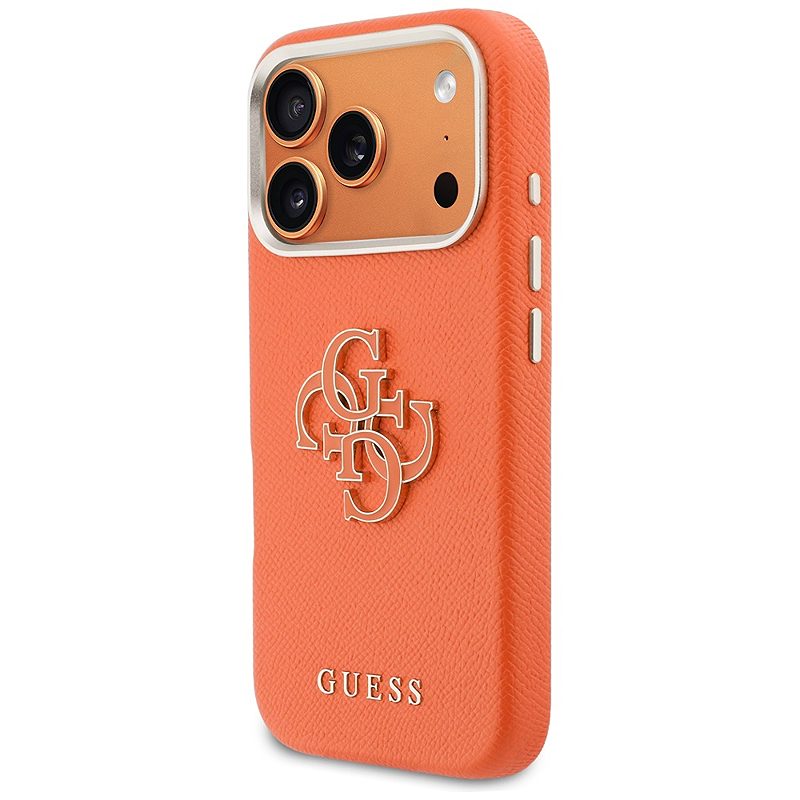 Guess HC PU FW RESIN LOGO ORANGE case for iPhone 17 Pro 6,3" - Billede 2