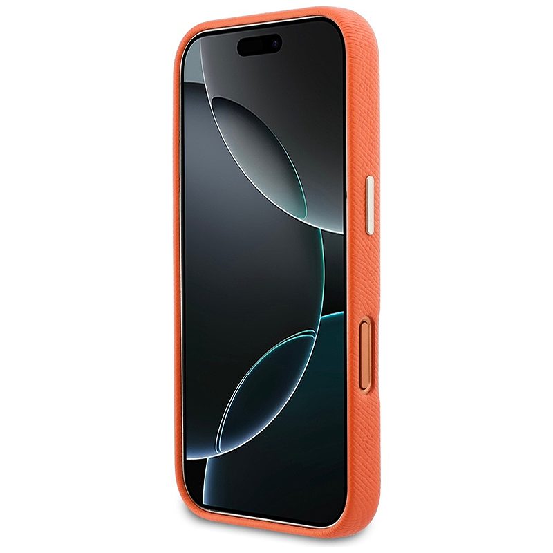 Guess HC PU FW RESIN LOGO ORANGE case for iPhone 17 Pro 6,3" - Billede 5