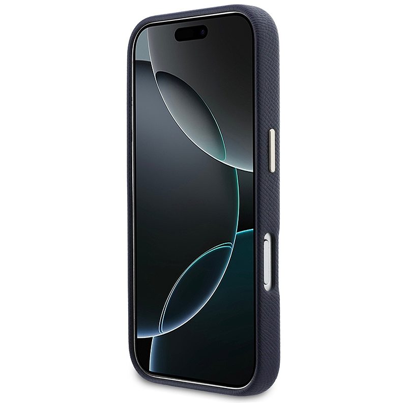 Guess HC PU FW RESIN LOGO BLUE case for iPhone 17 Pro 6,3" - Billede 5
