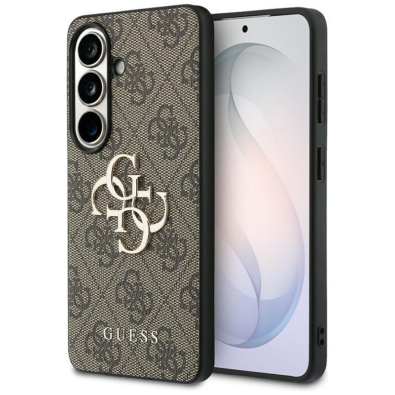 Guess case 4G Big Metal Logo for Samsung Galaxy S26 Plus brown