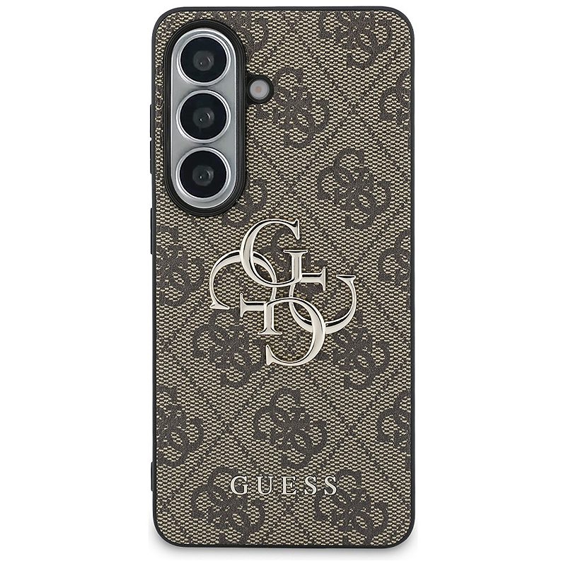 Guess case 4G Big Metal Logo for Samsung Galaxy S26 Plus brown - Billede 3