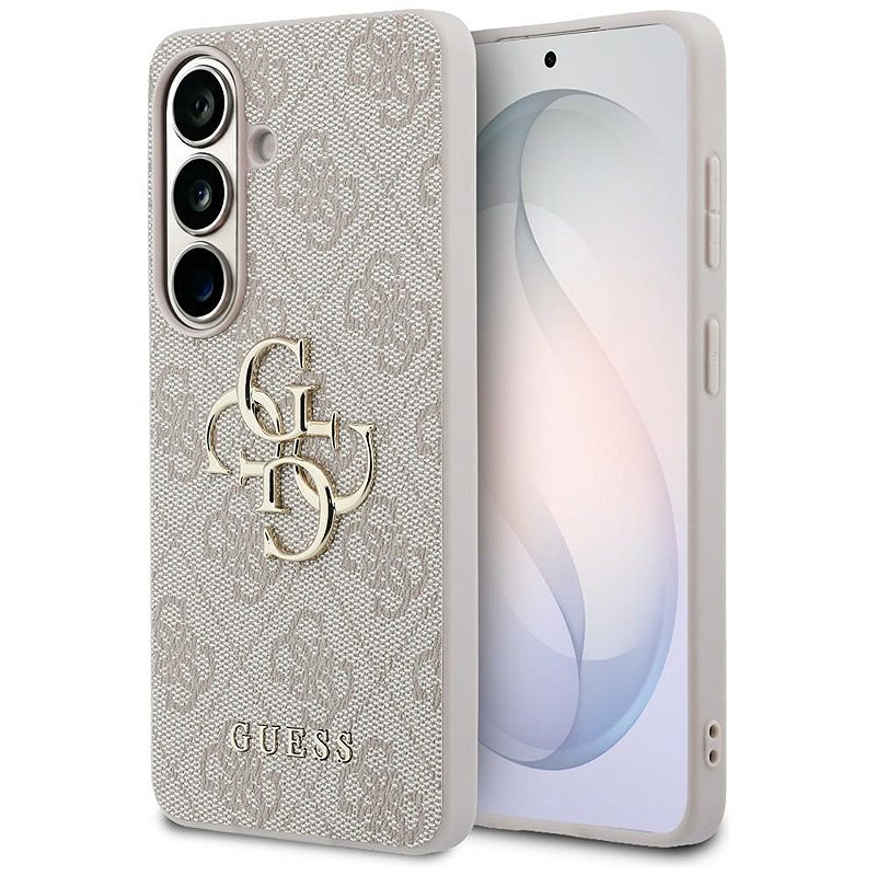 Guess case 4G Big Metal Logo for Samsung Galaxy S26 Plus pink