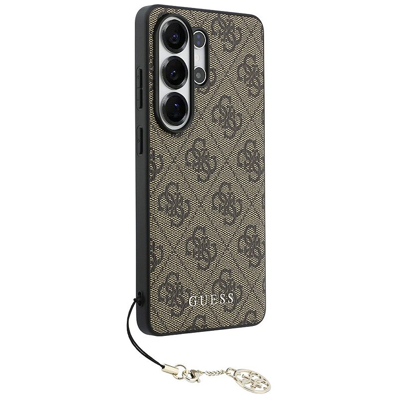 Guess case 4G Classic Logo Charm MagSafe for Samsung Galaxy S26 Ultra brown - Billede 3