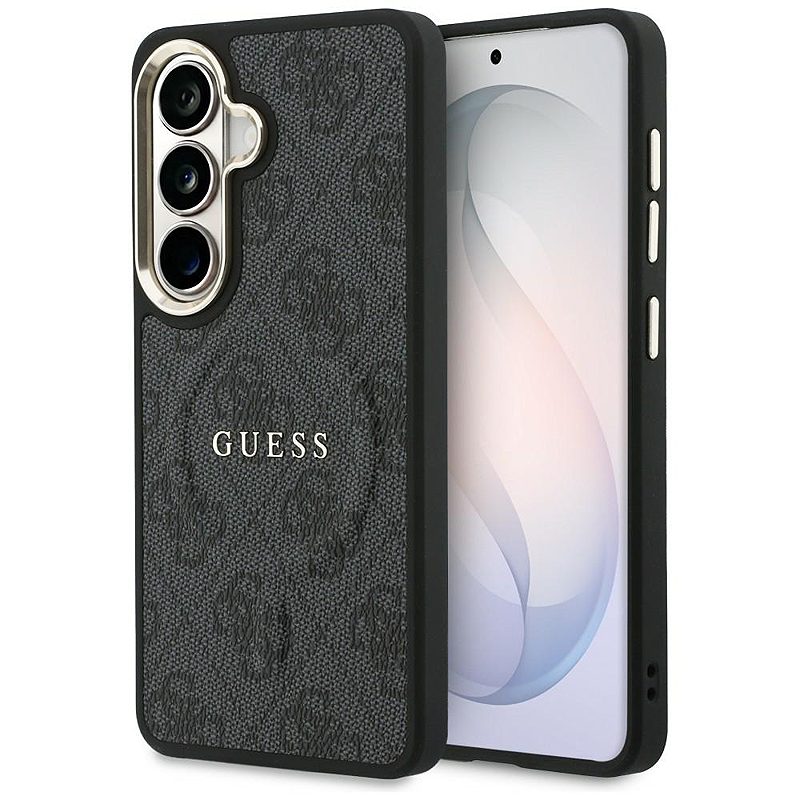 Guess case 4G Embossed Ring MagSafe for Samsung Galaxy S26 black
