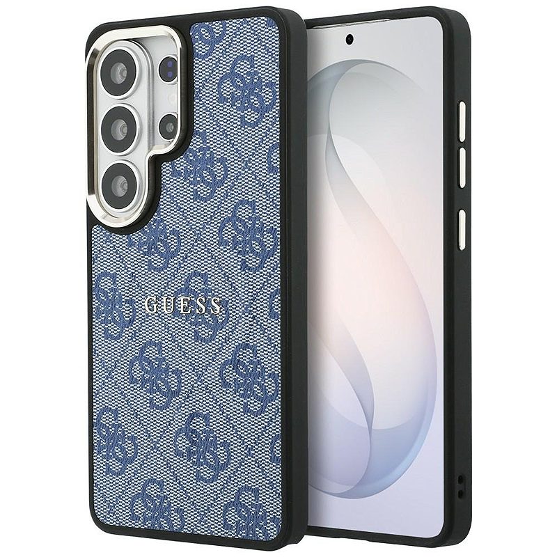 Guess case 4G Embossed Ring MagSafe for Samsung Galaxy S26 Ultra blue