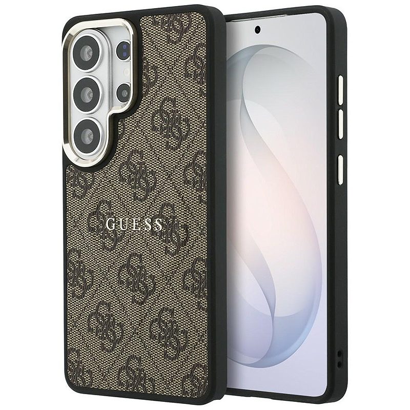 Guess case 4G Embossed Ring MagSafe for Samsung Galaxy S26 Ultra brown