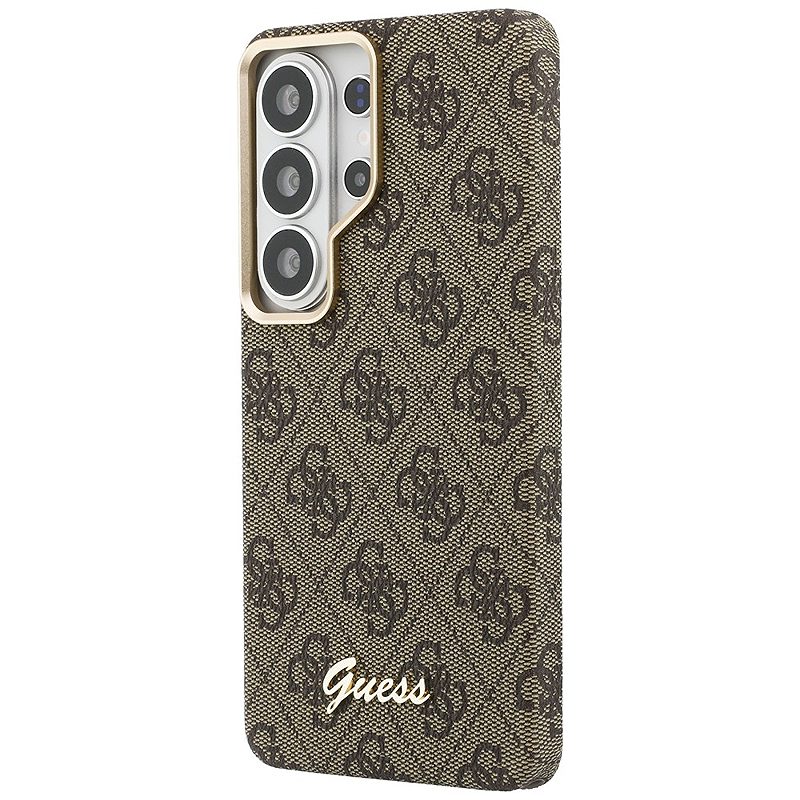 Guess case 4G Script MagSafe for Samsung Galaxy S26 Ultra brown - Billede 2
