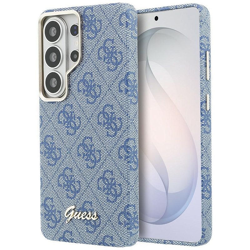 Guess case 4G Script MagSafe for Samsung Galaxy S26 Ultra blue