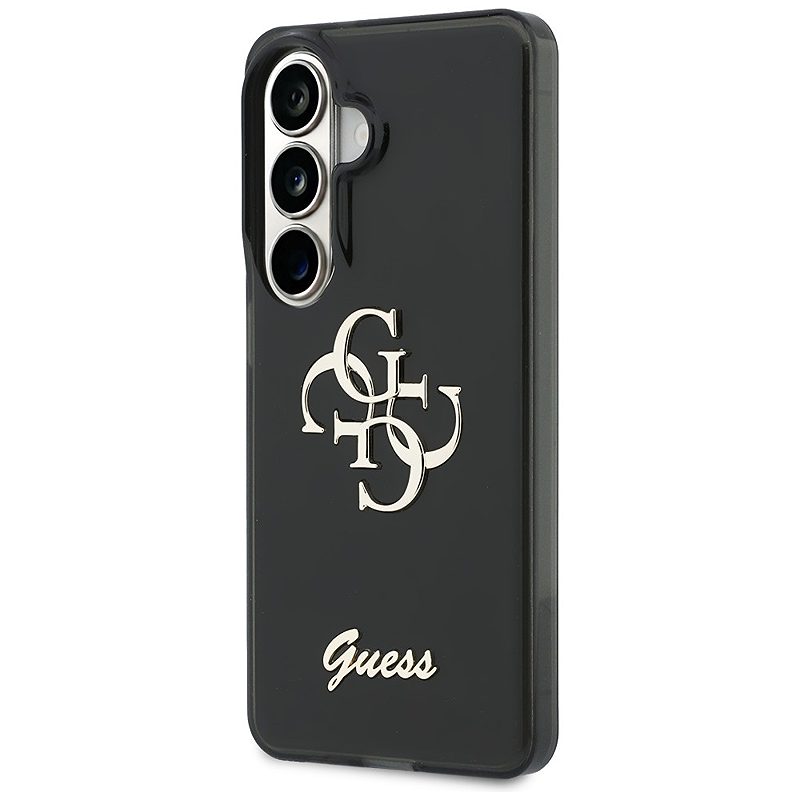 Guess case IML Big Metal 4G Script for Samsung Galaxy S26 black - Billede 2