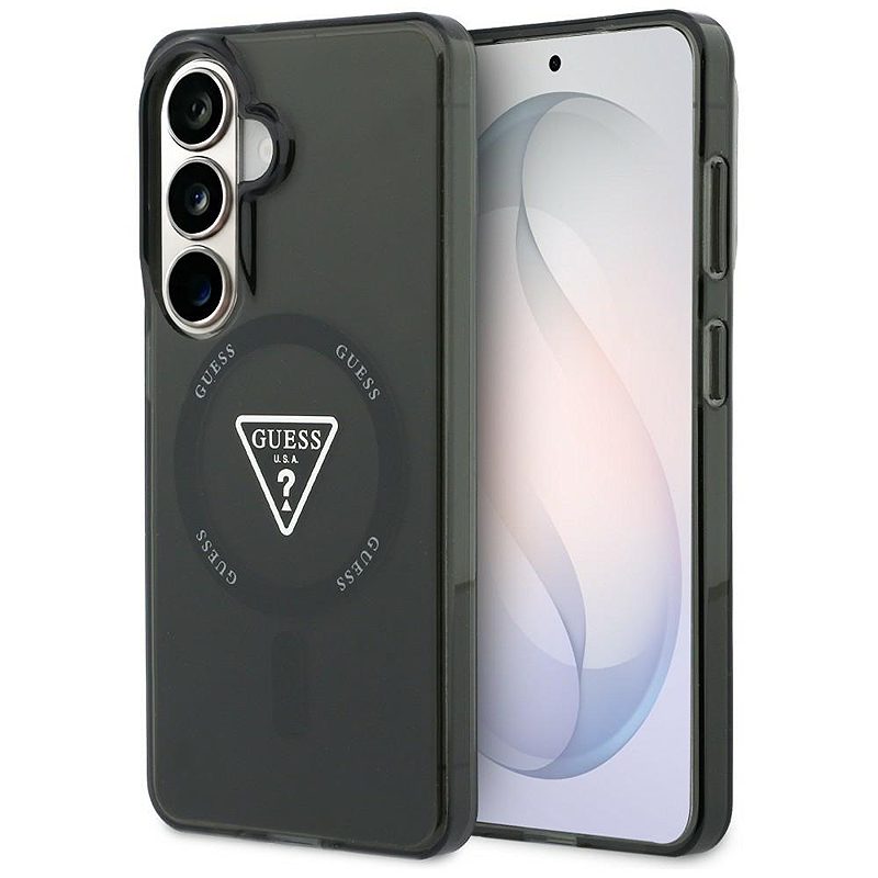 Guess case IML Gradient Triangle MagSafe for Samsung Galaxy S26 black