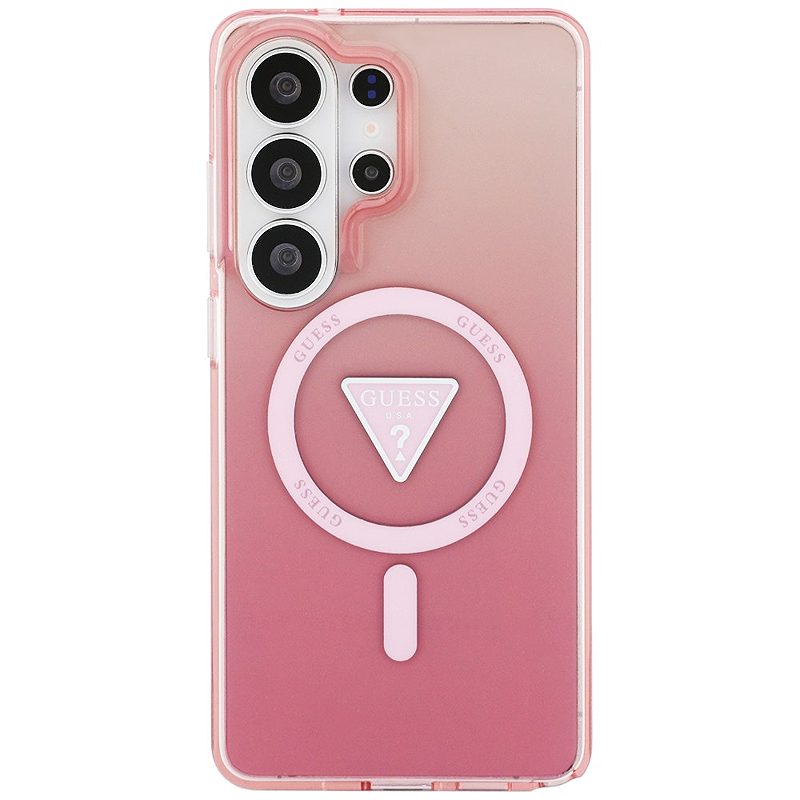 Guess case IML Gradient Triangle MagSafe for Samsung Galaxy S26 Ultra pink - Billede 3