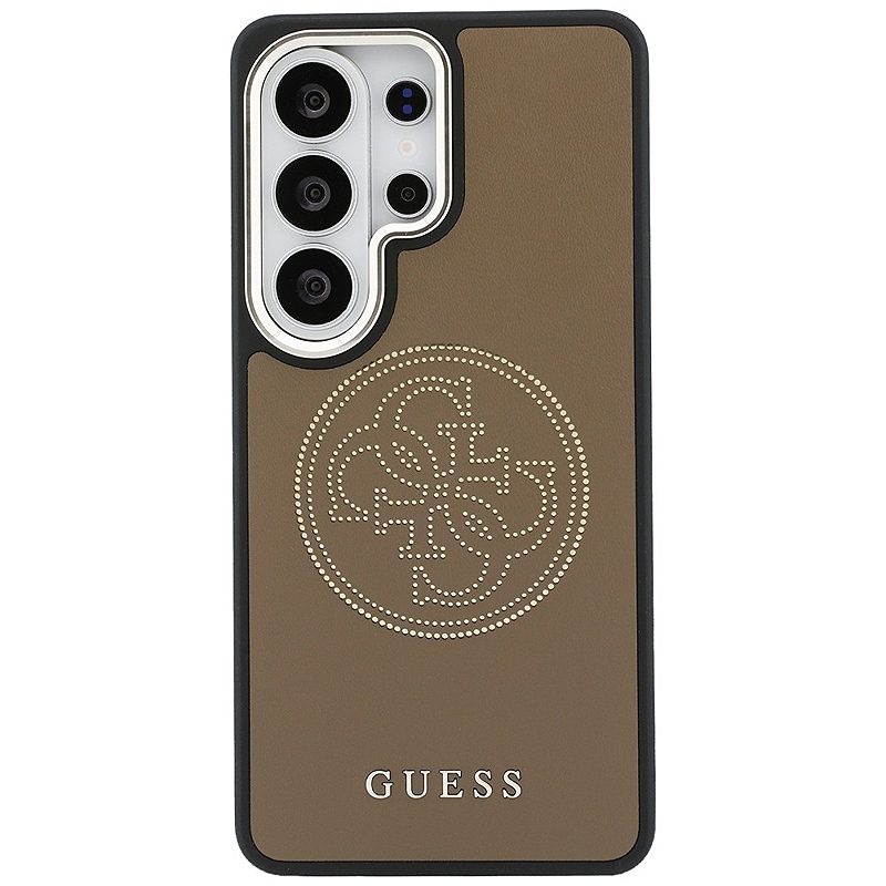 Guess case Perforated Logo MagSafe for Samsung Galaxy S26 Ultra brown - Billede 3