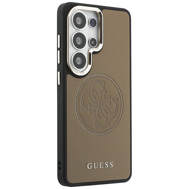 Guess case Perforated Logo MagSafe for Samsung Galaxy S26 Ultra brown - Billede 4