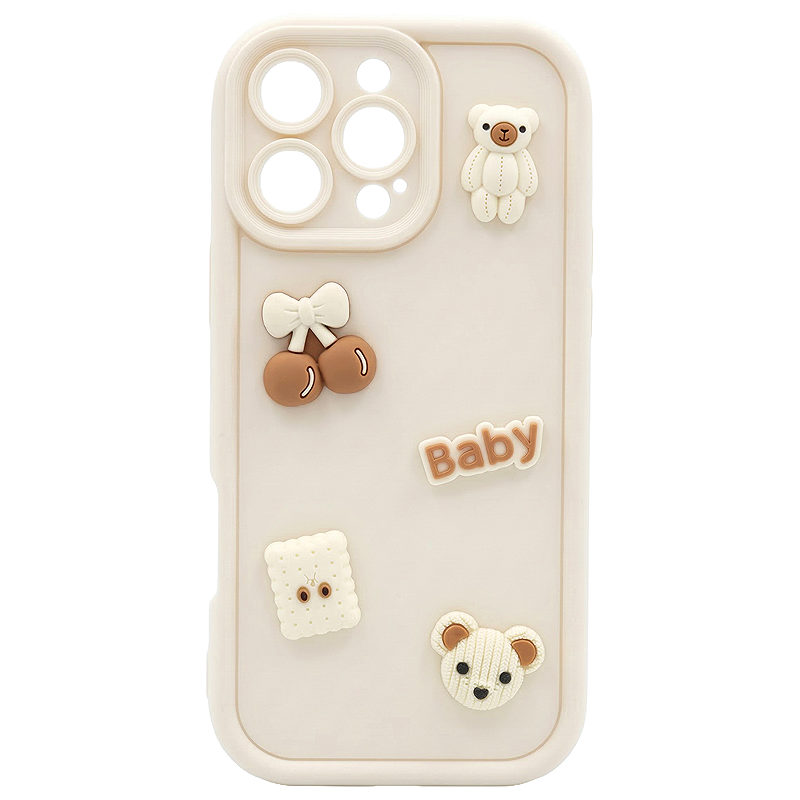 Ultra Trendy 3D case for iPhone 16 Pro 6,3" bear - Billede 2