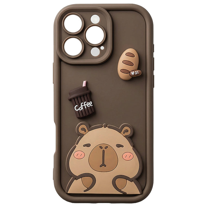 Ultra Trendy 3D case for Samsung Galaxy S25 FE capybara - Billede 2