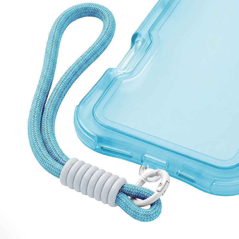 Safepop case with strap for iPhone 16e / 17e blue - Billede 3