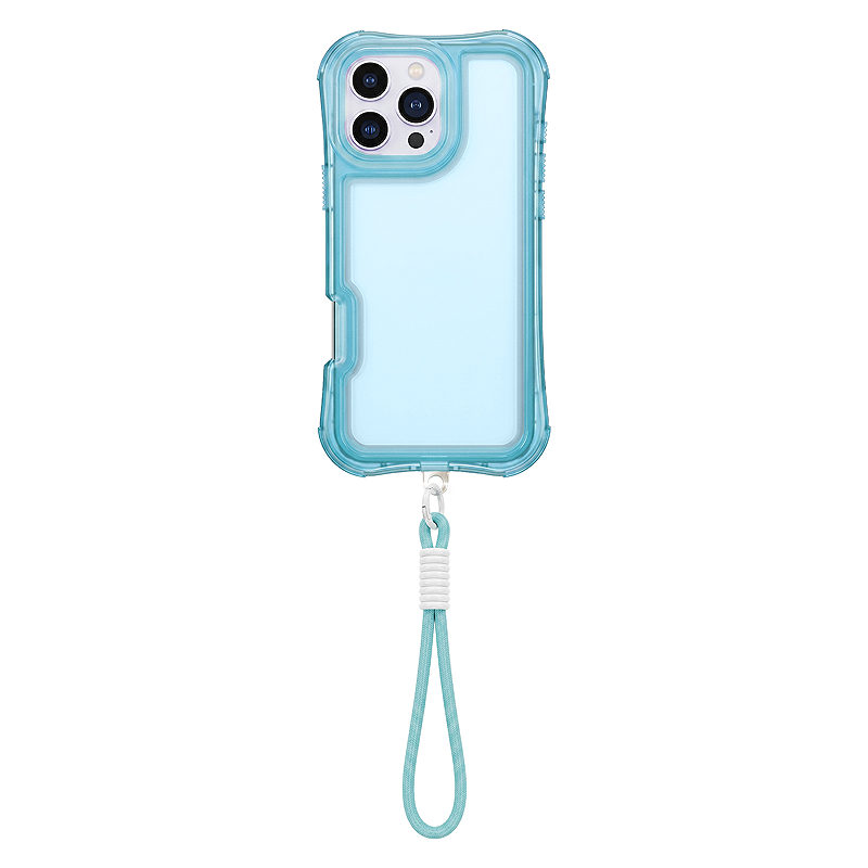 Safepop case with strap for iPhone 16e / 17e blue - Billede 4