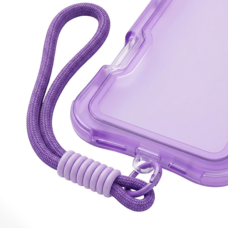 Safepop case with strap for iPhone 15 Pro 6,1" purple - Billede 3