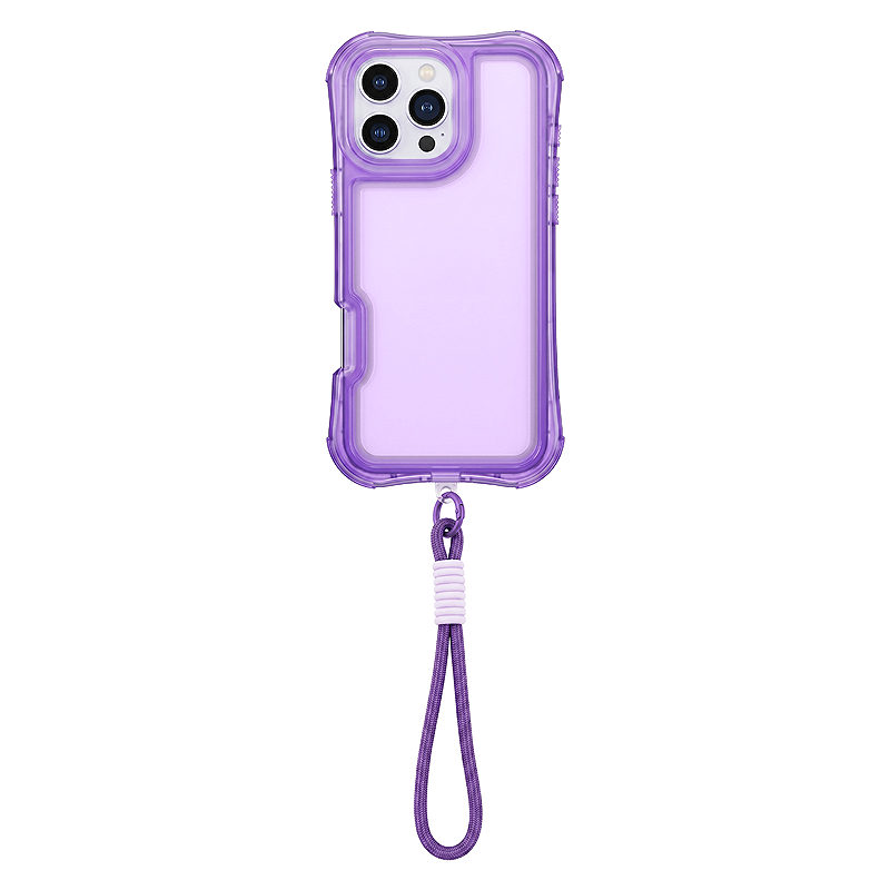 Safepop case with strap for iPhone 16e / 17e purple - Billede 4